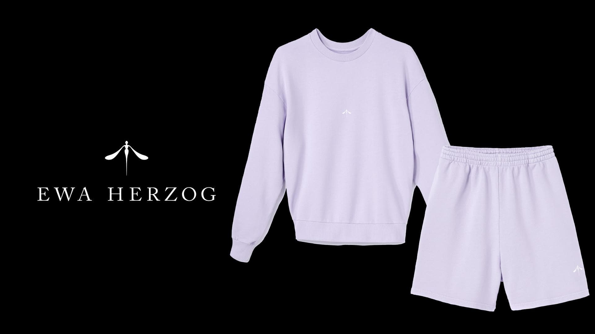 Fliederfarbenes Sweat Set von Ewa Herzog!