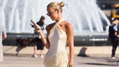 Frau in Streetstyle