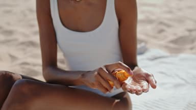 Sonnencreme auftragen
