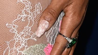 Lace French Nails