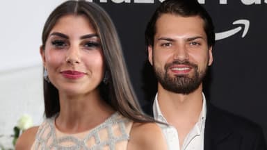 Yeliz Koc und Jimi Blue Ochsenknecht lächeln