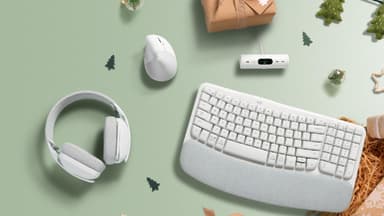 Logitech Produkte weihnachtlich