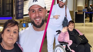 Maurice Dzwiak mit seiner Mutter