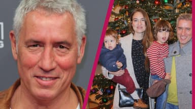 Ralph Herforth und Zora Holt mit ihren Kindern