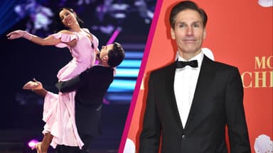 Leyla Lahouar tanzt bei Lets Dance, Christian Polanc schaut ernst rüber