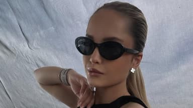 Davina Geiss mit Sonnenbrille