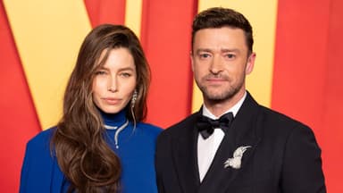 Justin Timberlake und Jessica Biel auf dem roten Teppich