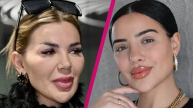 Collage Kim Virginia Hartung und Leyla Lahouar gucken ernst