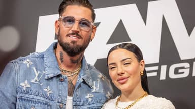 Mike Heiter und Leyla Lahouar auf dem roten Teppich