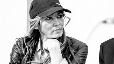 Nadja Abd el Farrag schaut traurig zur Seite