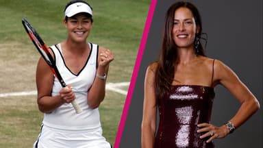 Ana Ivanović früher im Jahr 2004 und heute im Jahr 2024