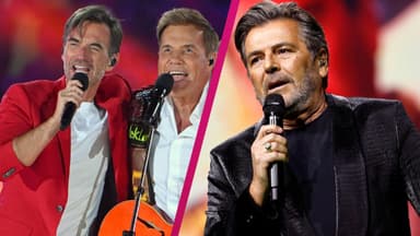 Collage Florian Silbereisen, Dieter Bohlen und Thomas Anders