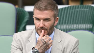 David Beckham ernst, Wimbledon