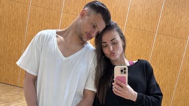 Selfie Ekaterina Leonova und Freund Ilya