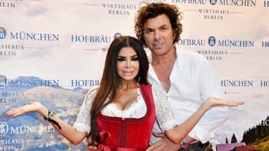 Kader Loth im Dirndl mit Ismet Atli 2023