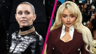 Miley Cyrus und Sabrina Carpenter, Collage