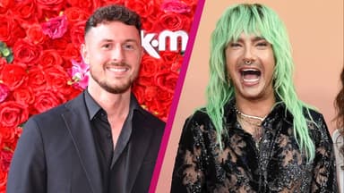 Jannik Kontalis mit Bill Kaulitz