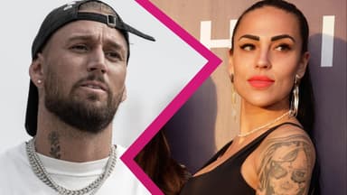 Mike Heiter und Elena Miras gucken ernst