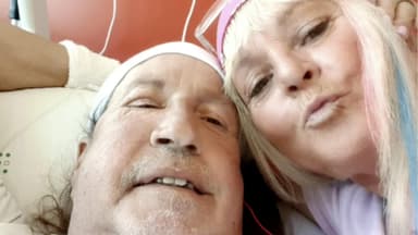 Thommy Schmelz im Krankenhaus mit Kathrin