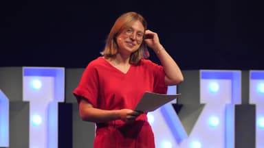 Bianca Heinicke bei einem Auftritt