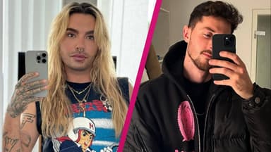 Bill Kaulitz und Jannik Kontalis machen Selfies