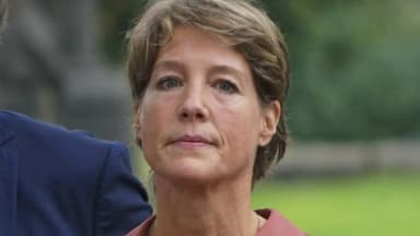 Christina Block angespannt