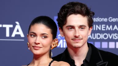 Kylie Jenner und Timothée Chalamet posieren zusammen