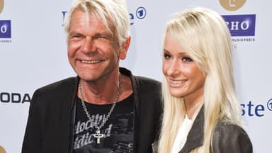 Matthias Reim und Christin Stark lachen