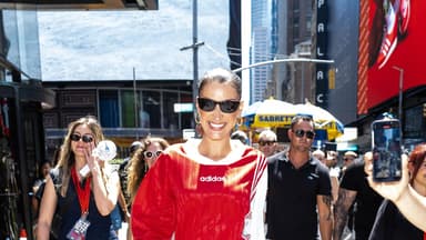Bella Hadid in Adidas Sneaker