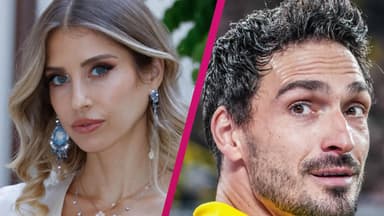 Mats Hummels guckt Cathy an, Collage
