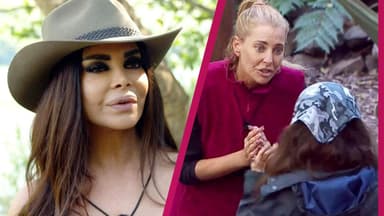 Kader Loth spricht und streitet mit Giulia Siegel im Dschungelcamp