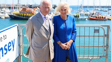 König Charles und Königin Camilla für ihren Geburtstag in Guernsey, 2024