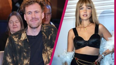 Luke Mockridge lächelt, Bonnie Strange guckt ernst