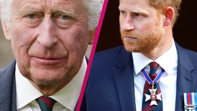 Montage: König Charles und Prinz Harry