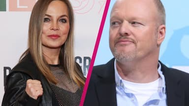 Regina Halmich und Stefan Raab Collage