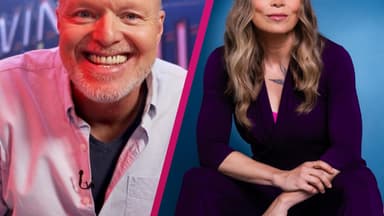 Stefan Raab lacht, Regina Halmich ernst
