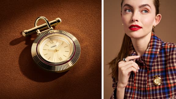 Broschenuhr "Scarlette" von Fossil