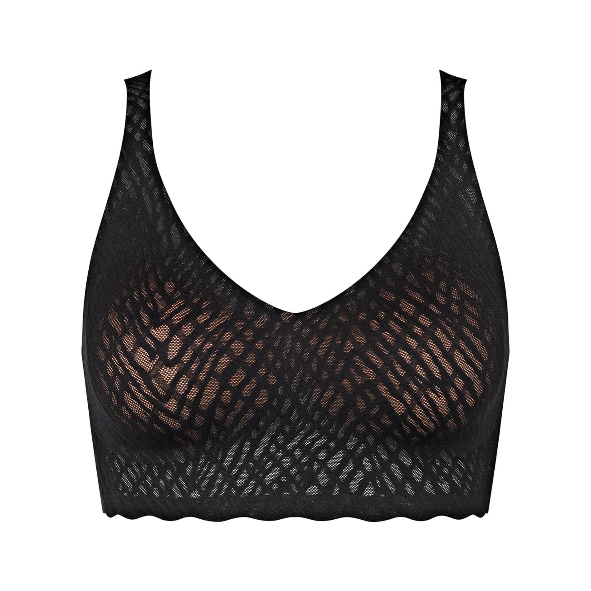 ZERO Feel Bliss Bralette in Schwarz von sloggi