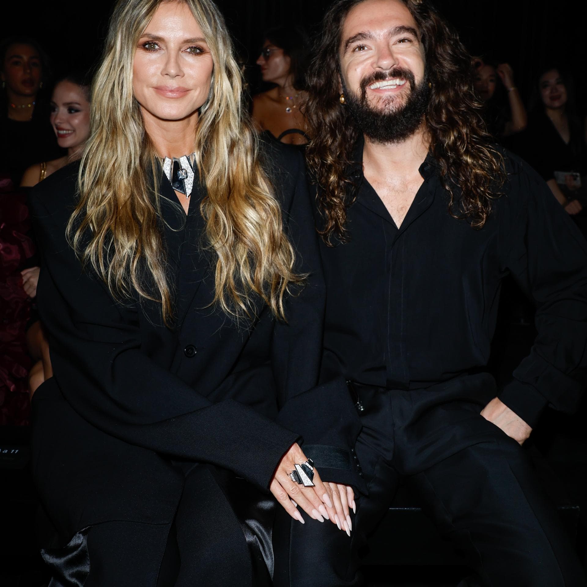 Heidi Klum in Vanilla Chai Nails Heidi Klum und Tom Kaulitz