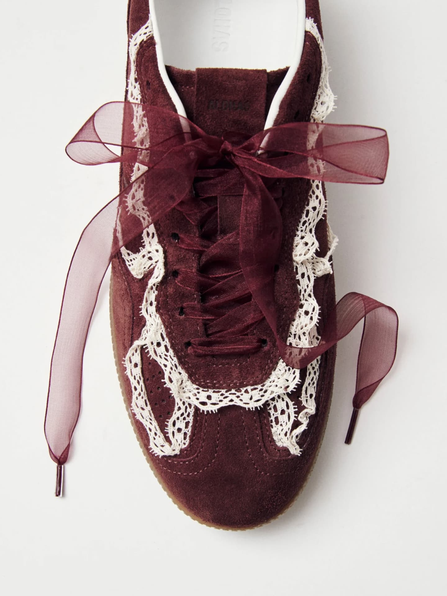 Tb.490 Crochet Burgundy Leather Sneakers von Aloha