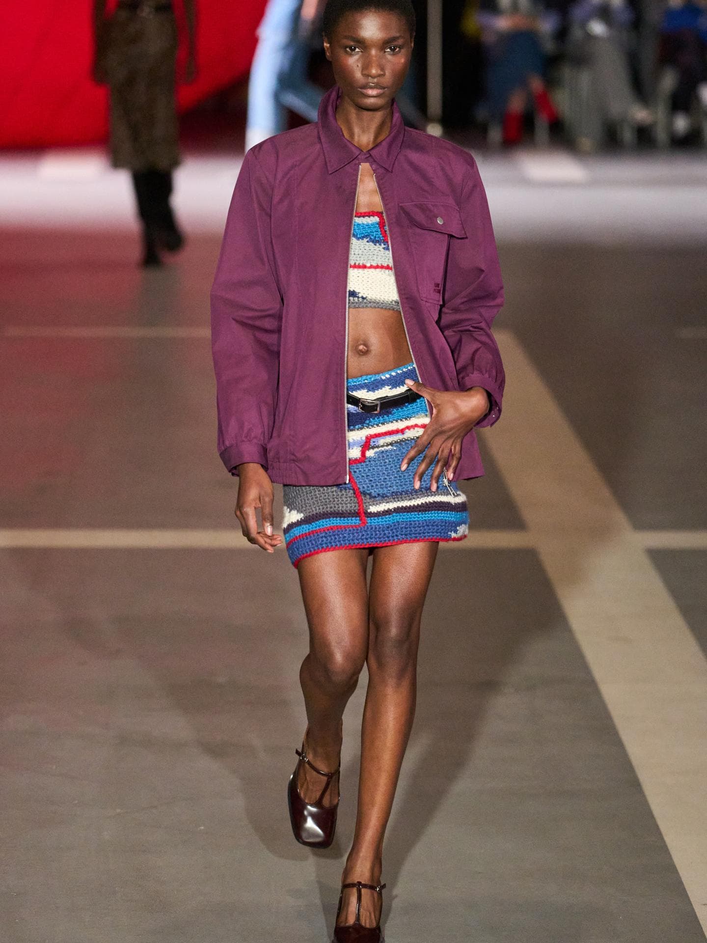 Aubergine Jacke