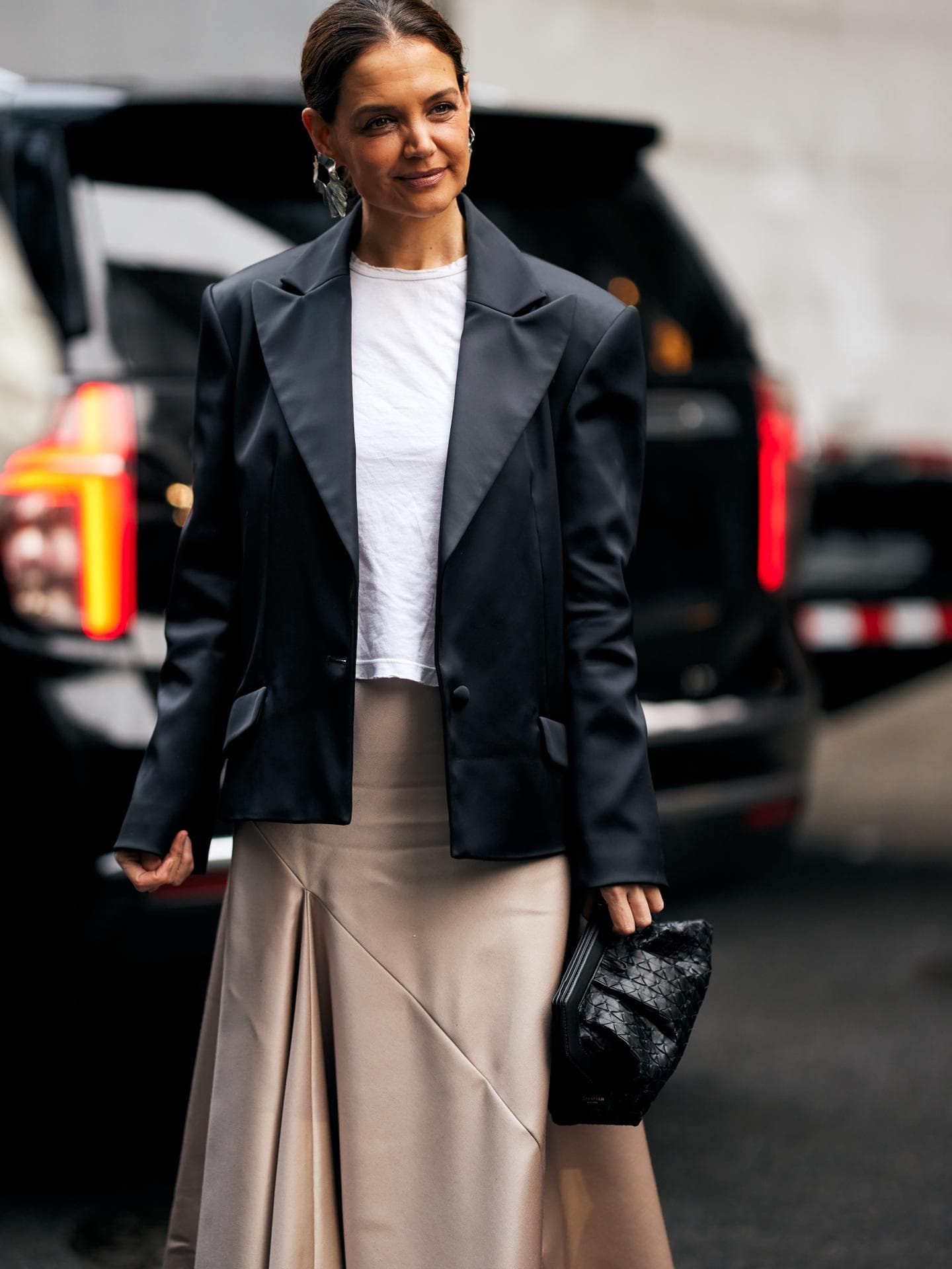 Katies Holmes Outfit-Formel müssen sich Frauen ab 40 für den Frühling notieren Katie Holmes