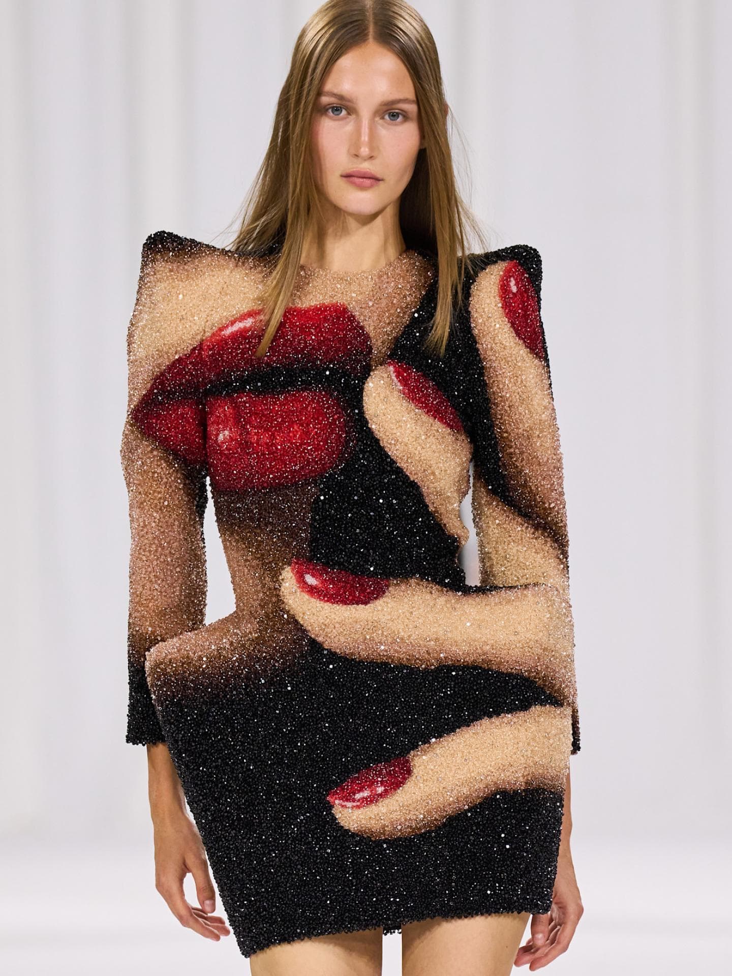 Model bei Balmain