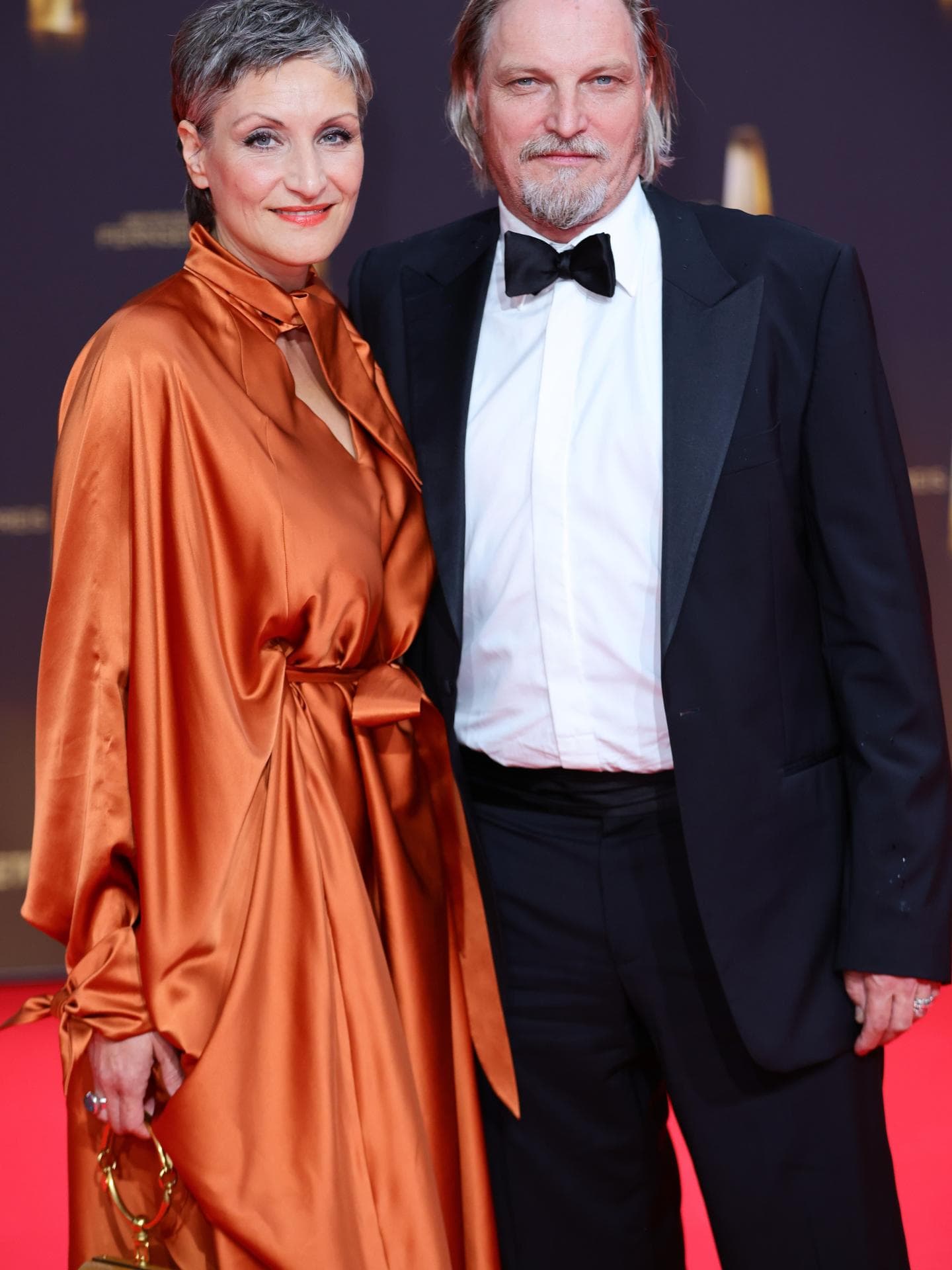 Stars beim "Deutschen Fernsehpreis 2024": Boriana Rosenmüller und Stefan Jürgens