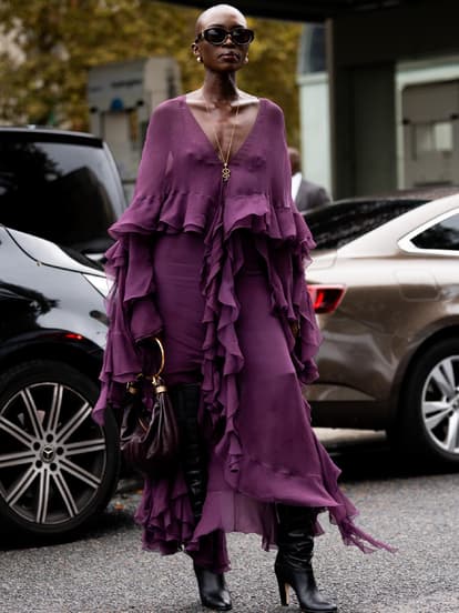 Frau in Boho Style