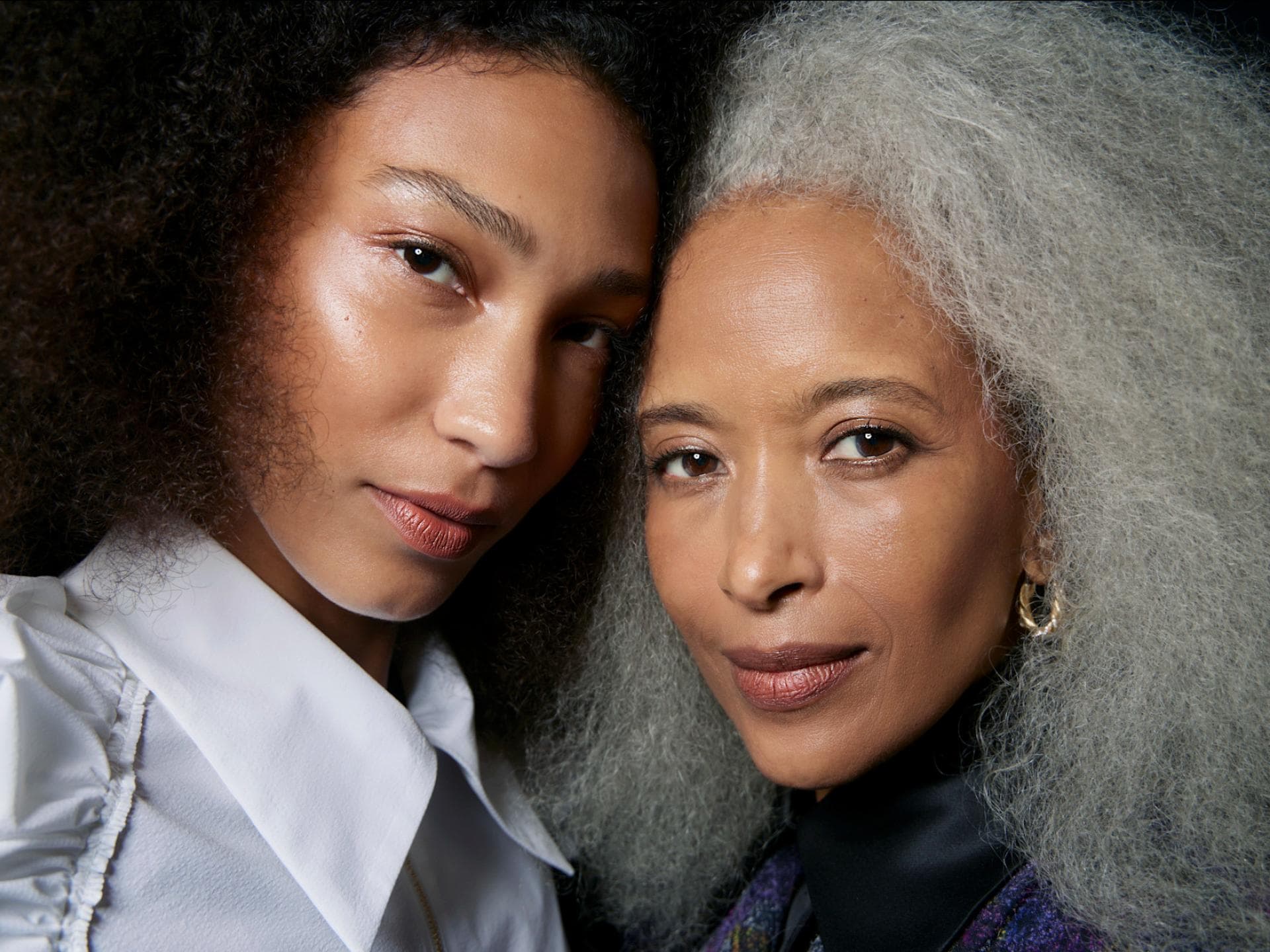 Anti-Aging-Creme Zwei Models