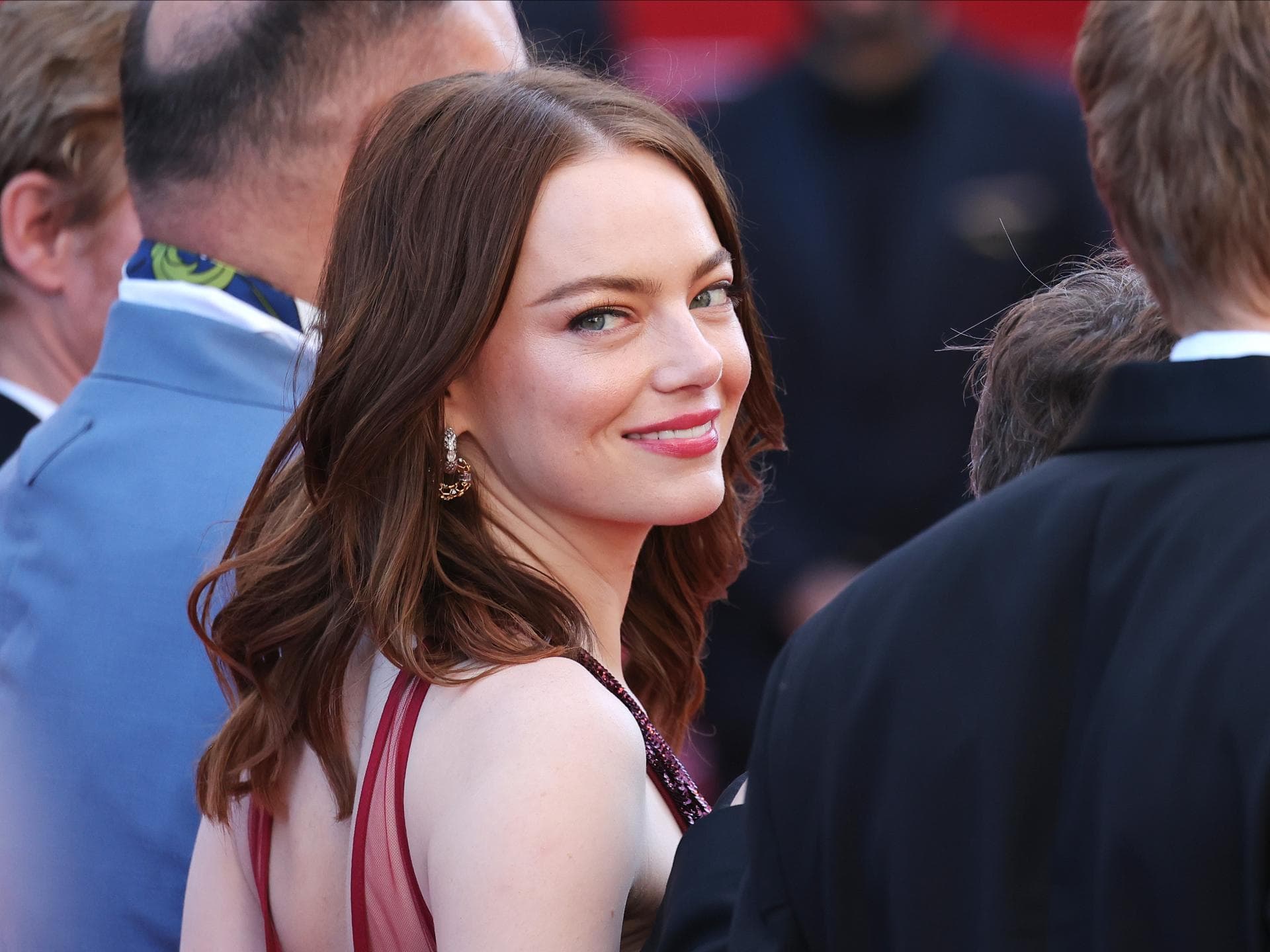 Emma Stone mit langen Haaren