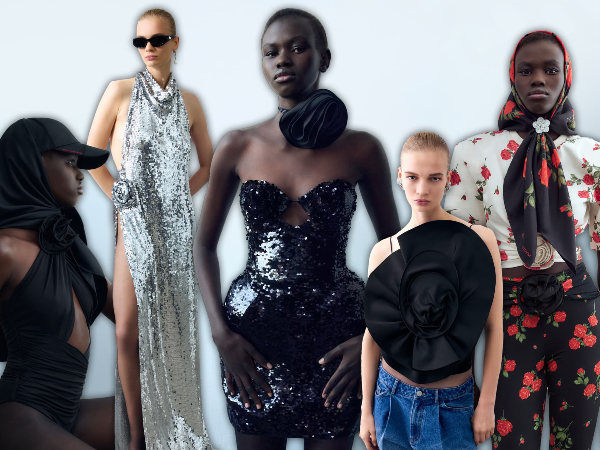Magda Butrym H&M Models in Magda Butrym