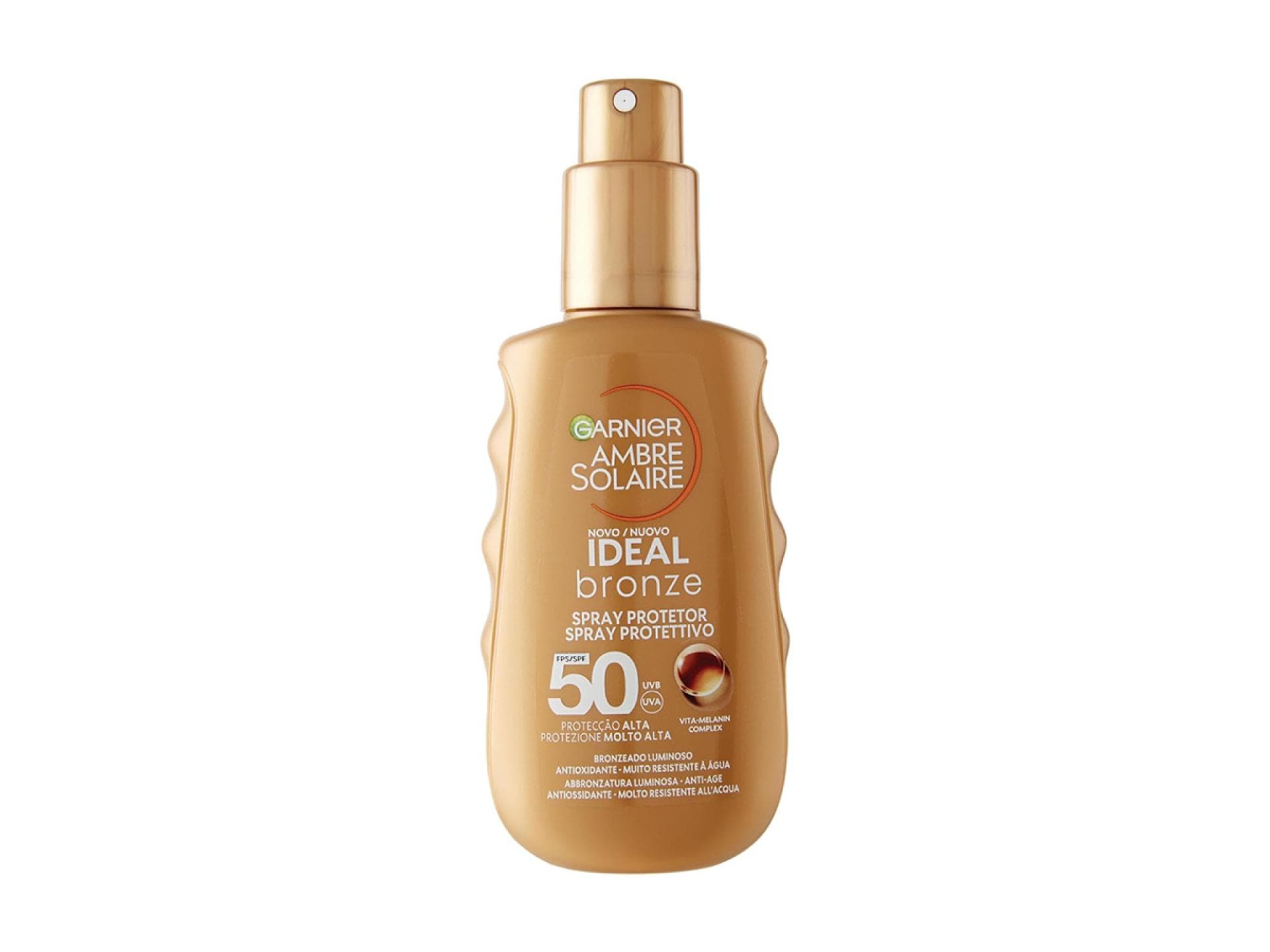 Ambre Solaire Ideal Bronze Milk-in-Spray Sonnenschutzspray mit LSF 50