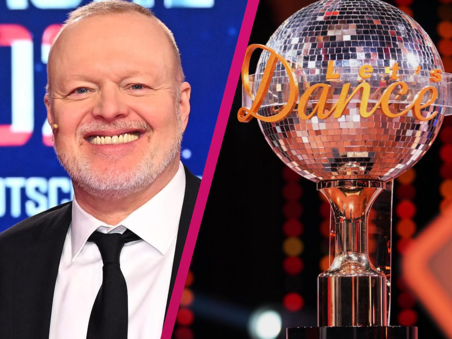 Collage Stefan Raab und Let's Dance Pokal
